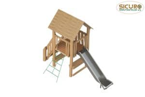 Speelhuisje met dak