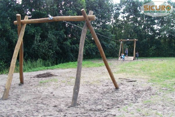 Kabelbaan met plateau