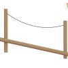 Balanceerstam met touw