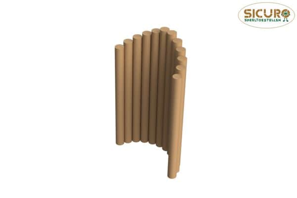 Schuilwand Robinia