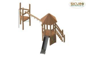 Zeshoek entercombinatie robinia