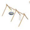 Combinatieschommel 120 met klimladder