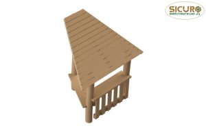 Driehoekmodel Speelhuisje Robinia BG
