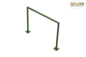 Metalen voetbaldoel 3m