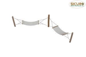 Hangmat tweedelig robinia