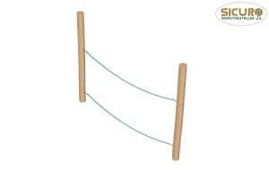 Touwbrug robinia