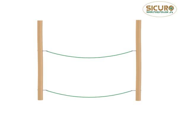 Touwbrug robinia