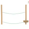 Touwbrug robinia met plateau