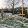 Manu klimparcours met glijbaan