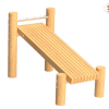 3109R Buikspierbankje Robinia Calisthenics toestel 00