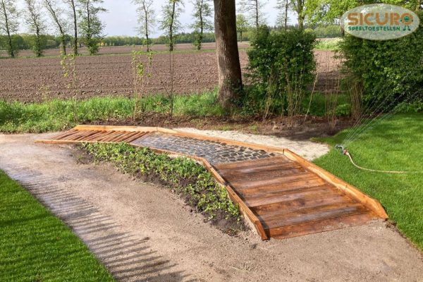Sensorisch rolstoelpad