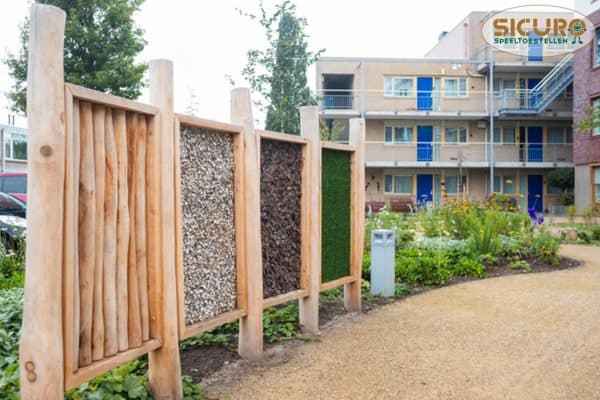 Voelwand 4-delig Robinia