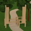 2322 Toegangspoort fietssluis robinia 01