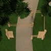 2322 Toegangspoort fietssluis robinia 02