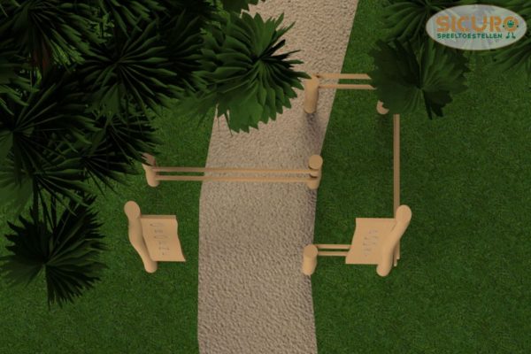 2322 Toegangspoort fietssluis robinia 02