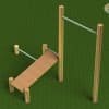 3151R Calisthenics Combinatietoestel klein robinia 01