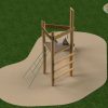 6012RC Klimtoren met glijbaan robinia 02