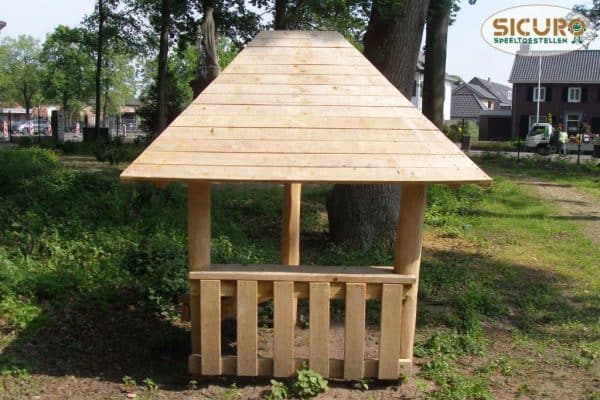 Driehoekmodel Speelhuisje Robinia BG