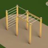 Freestyle combi met monkeybar - Calisthenics 4 thuis